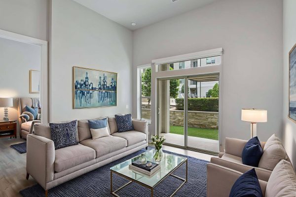 Living Room at Windsor Burnet, Texas, 78758