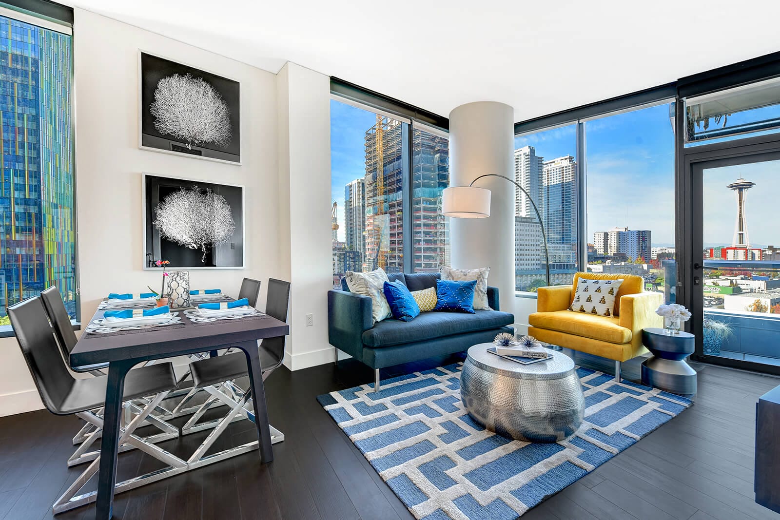High Ceilings and Floor-To-Ceiling Windows at Windsor Cirrus, Seattle, Washington