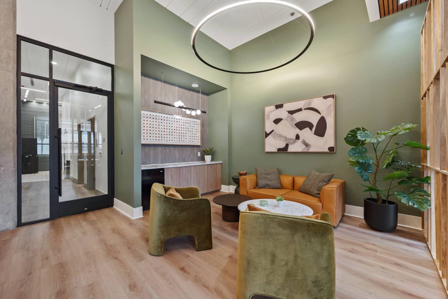 Comfortable lounge seating area at The Casey, Colorado, 80202