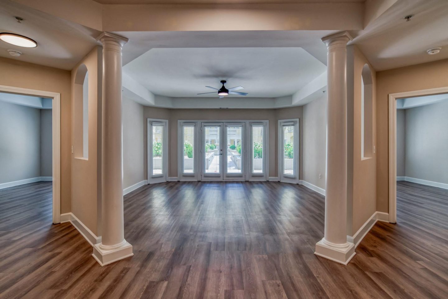 Unique living room at Windsor at Midtown, Atlanta, GA
