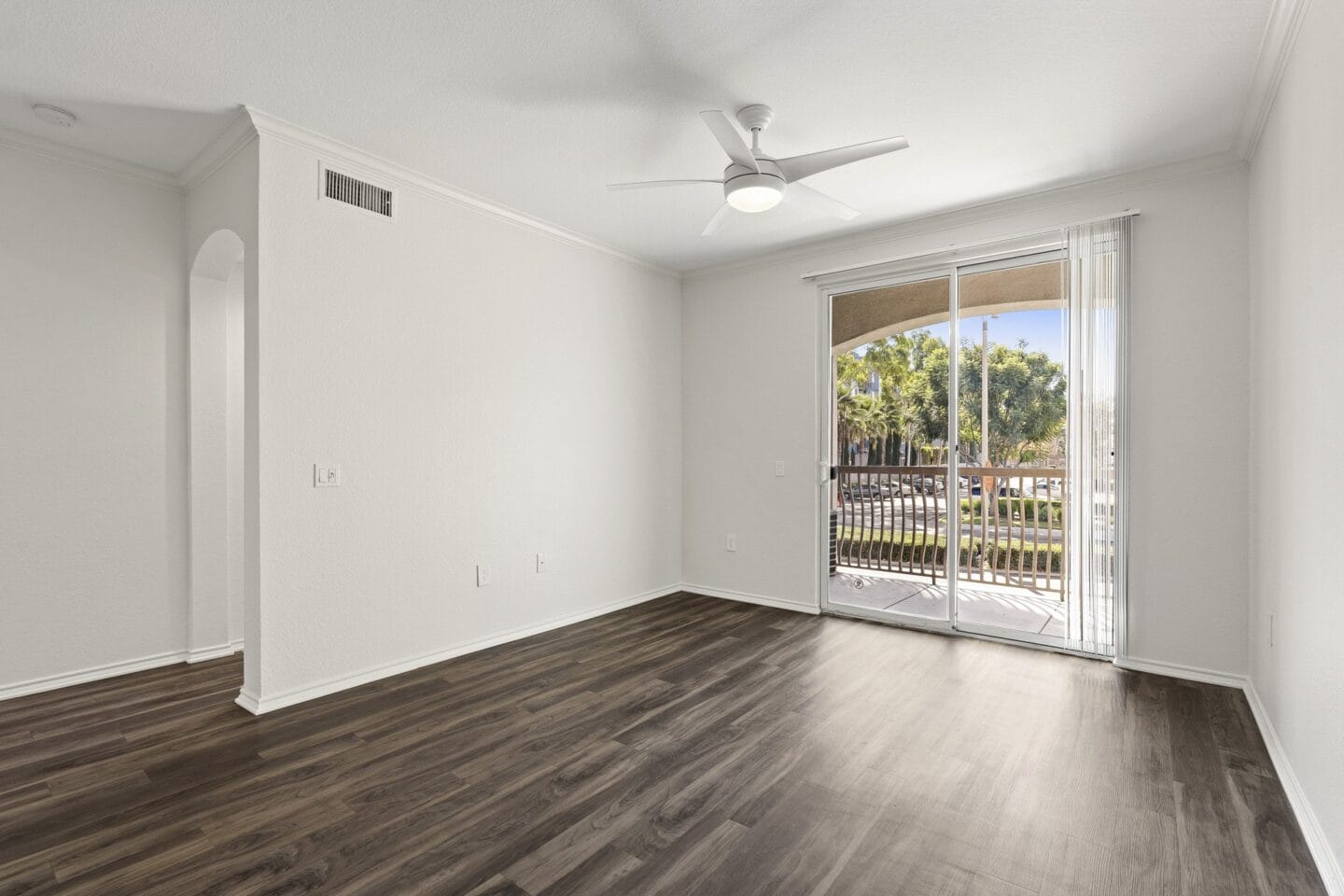 Living room at Windsor Main Place, Orange, California