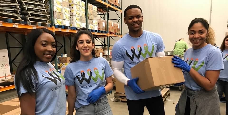 Windsor associates volunteering