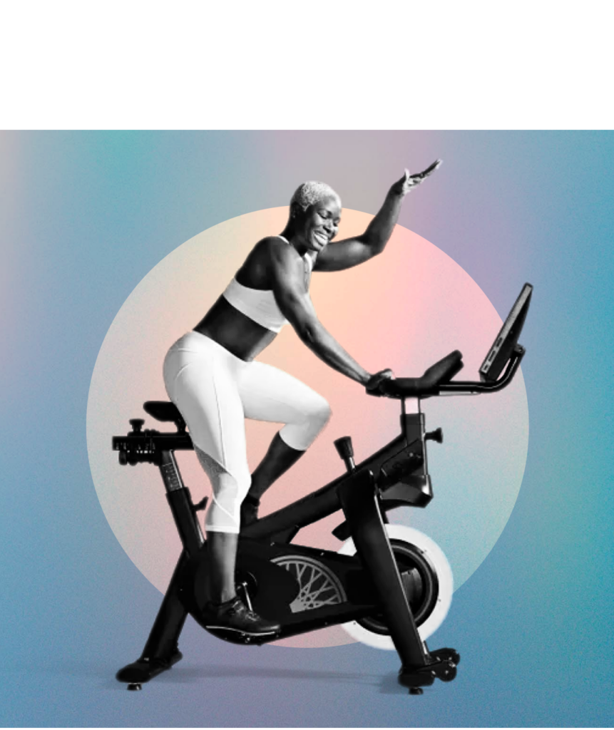 woman on bike