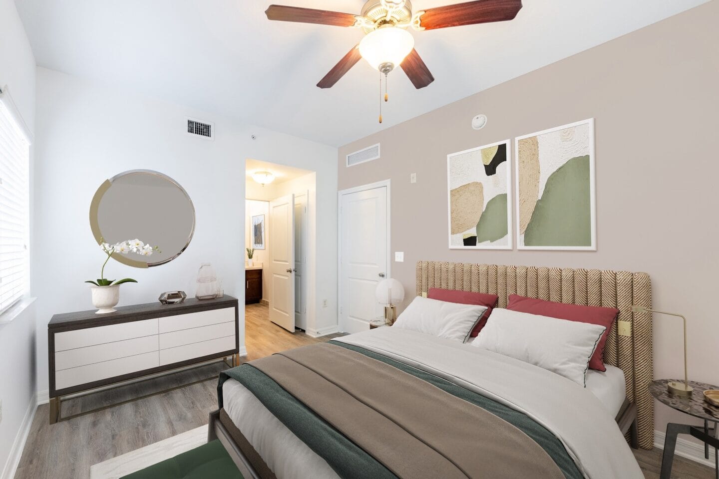 Bedroom at Windsor Biscayne Shores in North Miami