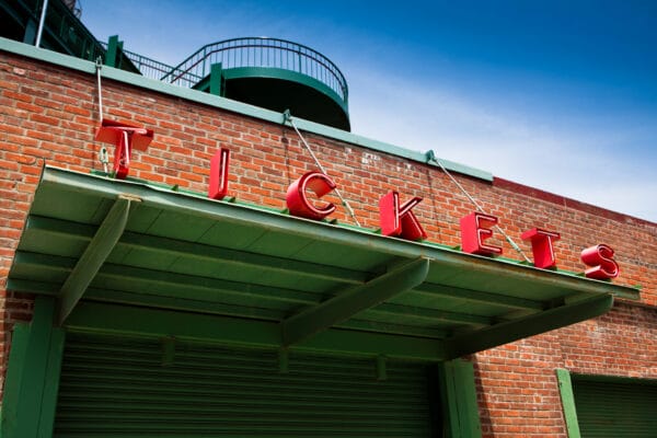 Stadium ticket window