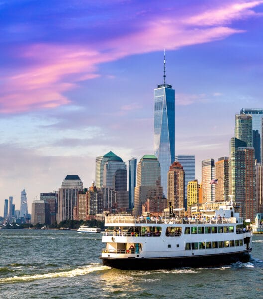 Manhattan cityscape in New York