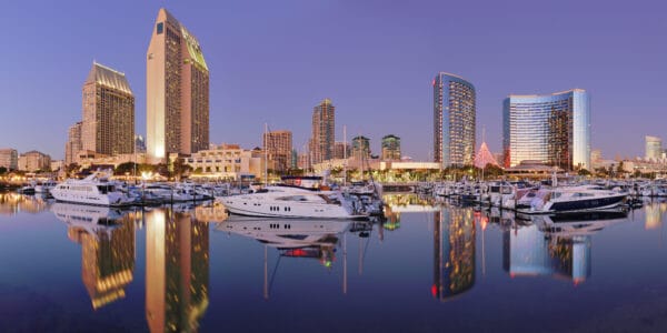 San Diego - Skyscrapers + Marina