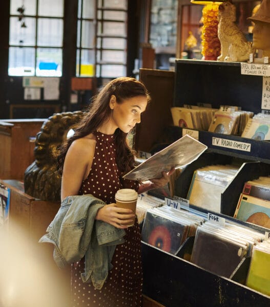 vinyl shopping