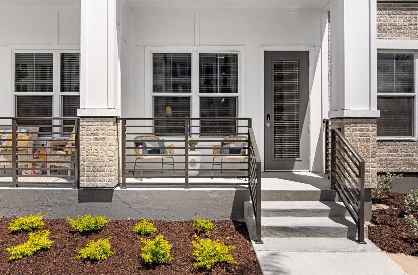 Walk up private patio at Windsor Cleartwater, Clearwater, FL 33763