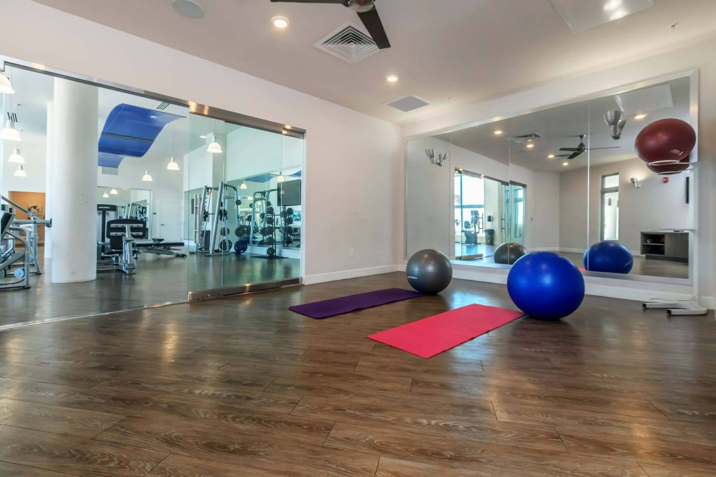 A yoga studio at Windsor Central Arts in St. Petersburg, 33701