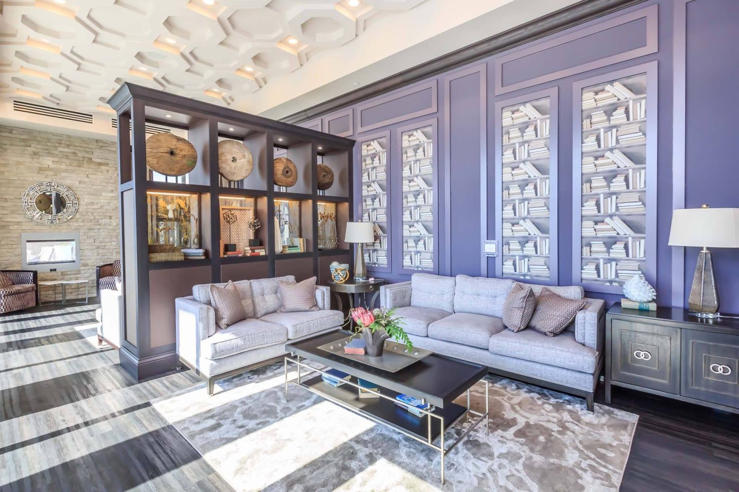 A lounge at Windsor Central Arts in St. Petersburg, 33701