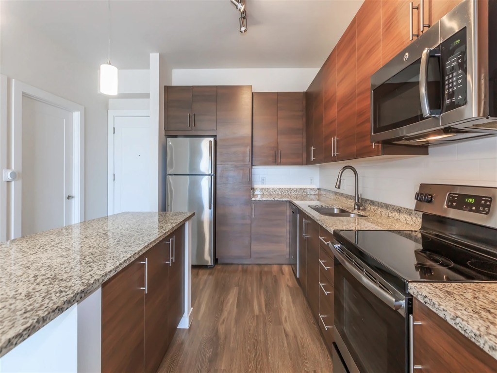 A spacious kitchen at Windsor Central Arts in St. Petersburg, 33701