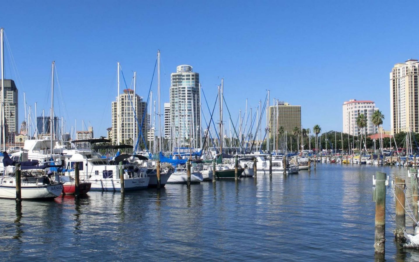 A marina at Windsor Central Arts in St. Petersburg, 33701