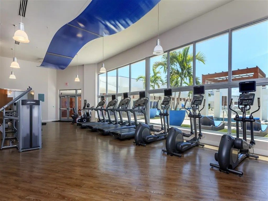 A fitness center at Windsor Central Arts in St. Petersburg, 33701
